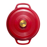 Lodge Porcelain Enamel Dutch Oven 10.5 in. 6 qt Red