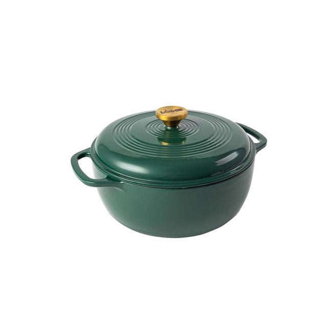 Lodge Porcelain Enamel Dutch Oven 10.5 in. 6 qt Green