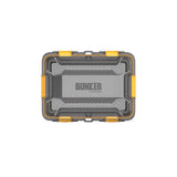 Ezystorage Bunker 5 gal Gray/Yellow Storage Bin 9.8 in. H X 13.2 in. W X 17.5 in. D Stackable