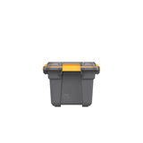 Ezystorage Bunker 5 gal Gray/Yellow Storage Bin 9.8 in. H X 13.2 in. W X 17.5 in. D Stackable