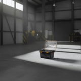 Ezystorage Bunker 5 gal Gray/Yellow Storage Bin 9.8 in. H X 13.2 in. W X 17.5 in. D Stackable