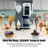 Ninja Gray 0.47 qt Ice Cream Maker 17.52 in. H X 10.04 in. W X 15.16 in. L