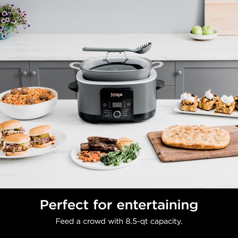 Ninja PossibleCooker 8.5 qt Gray Metal Programmable Multi-Cooker