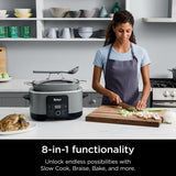 Ninja PossibleCooker 8.5 qt Gray Metal Programmable Multi-Cooker