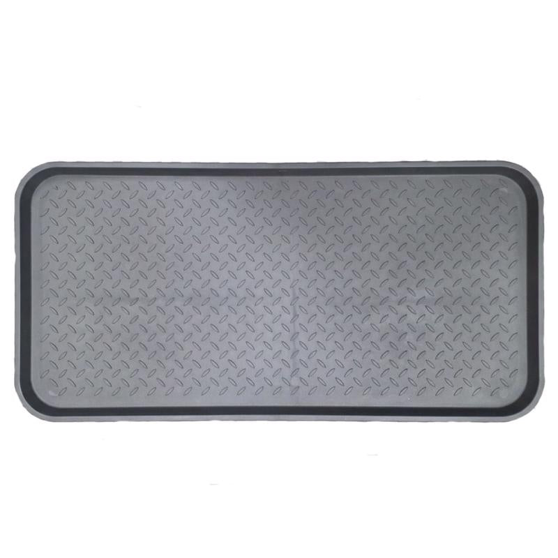 Southern Oaks 15 in. W X 30 in. L Black Plastic Boot Tray