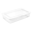 Sterilite 41 qt Clear/White Storage Box 12 in. H X 16.625 in. W X 23.125 in. D Stackable