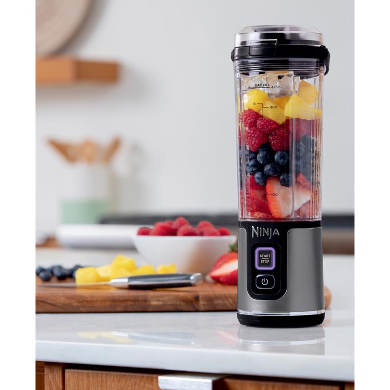 Ninja Black Plastic Blender 18 oz 1 speed