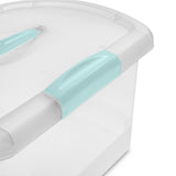 Sterilite Nesting ShowOffs 2.7 cu ft Clear Storage Box 11.5 in. H X 9.75 in. W X 15.25 in. D Stackab