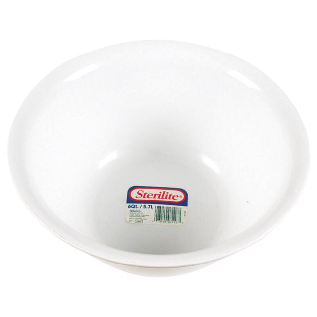 BOWL 6QT PLASTIC