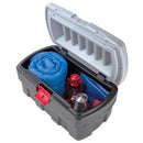 Rubbermaid ActionPacker 35 gal Black/Gray Storage Tote 17.25 in. H X 32.25 in. W X 20 in. D Stackabl