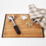 OXO Good Grips Silver/Black Aluminum Meat Tenderizer