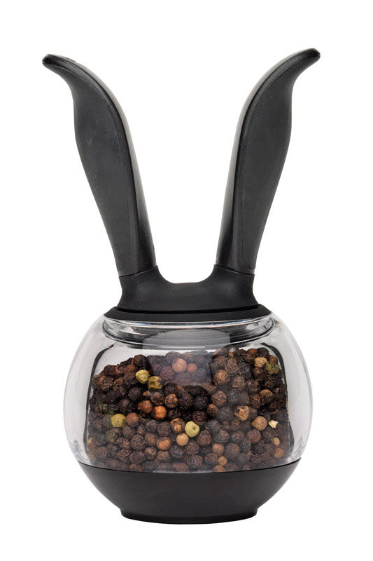 Chef'n Black/Clear Plastic Pepper Ball Grinder