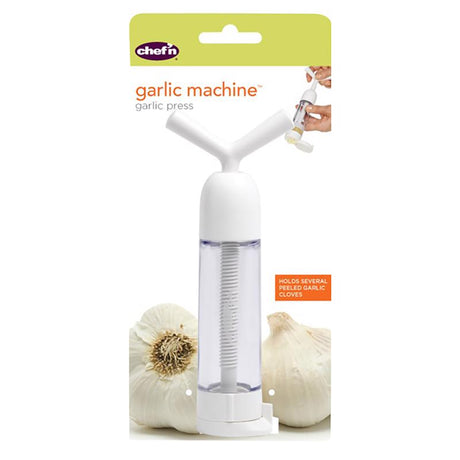 GARLIC MACHINE WHT 3"L