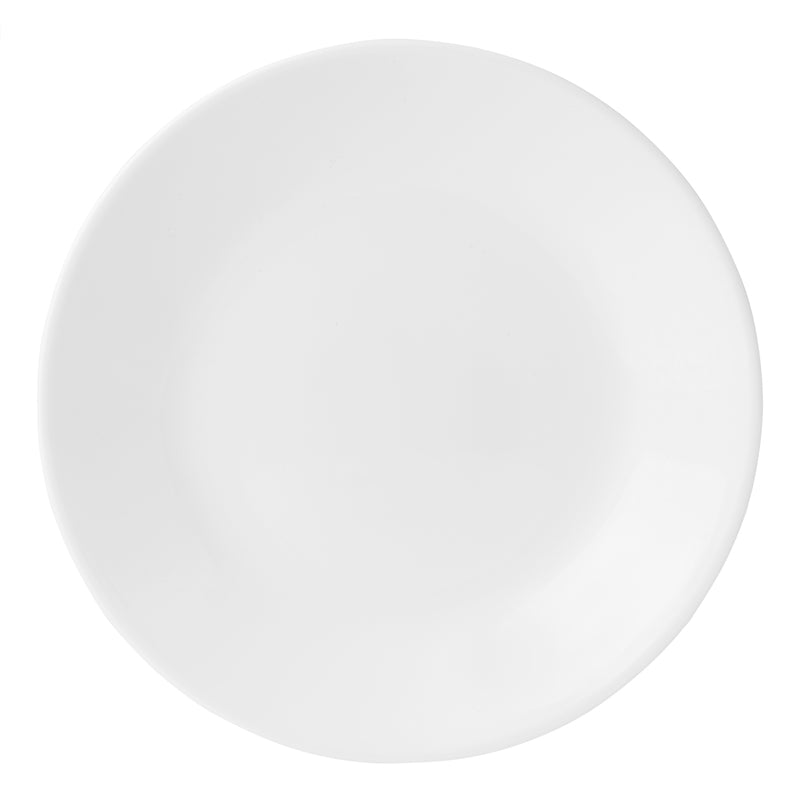 Corelle White Glass Winter Frost White Bread and Butter Plate 6-1/2 in. D 1 pk