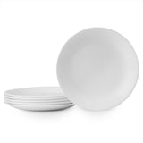 Corelle White Glass Winter Frost White Luncheon Plate 8-1/2 in. D 1 pk
