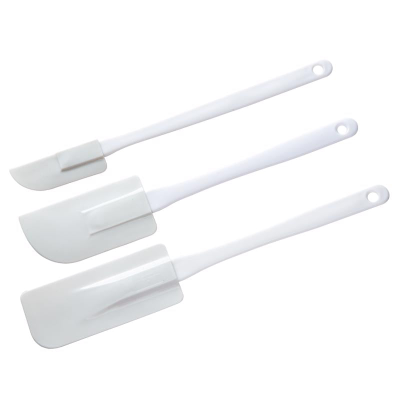 SPATULA SET WHITE 3PC