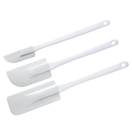 SPATULA SET WHITE 3PC