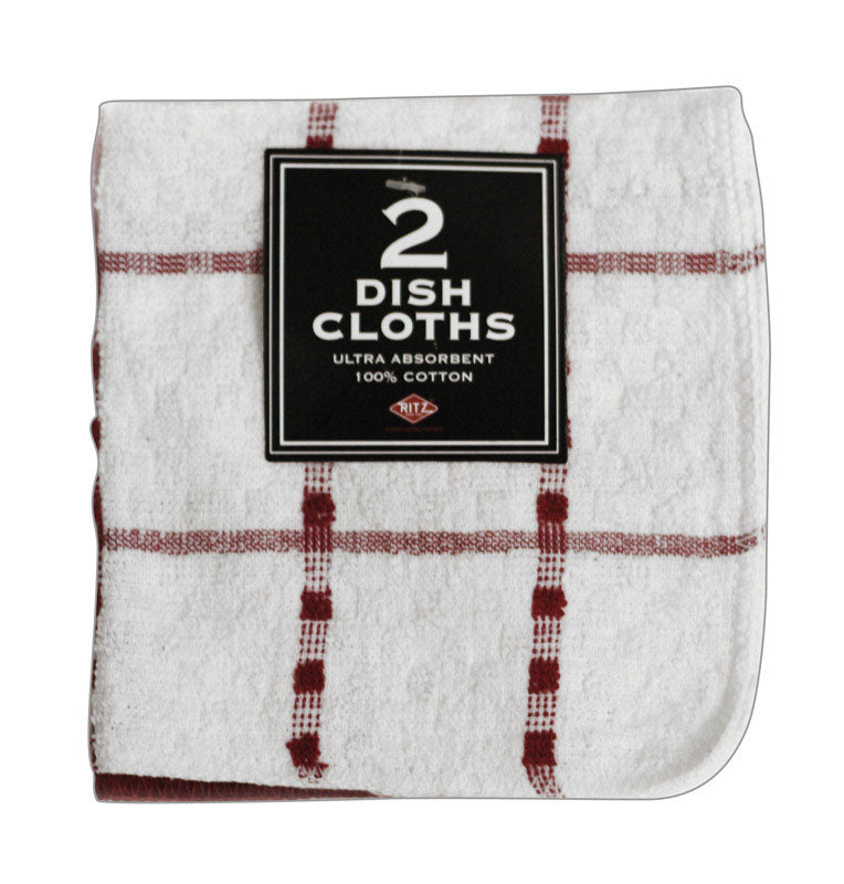 DISH CLOTH PAPRIKA 2-PK