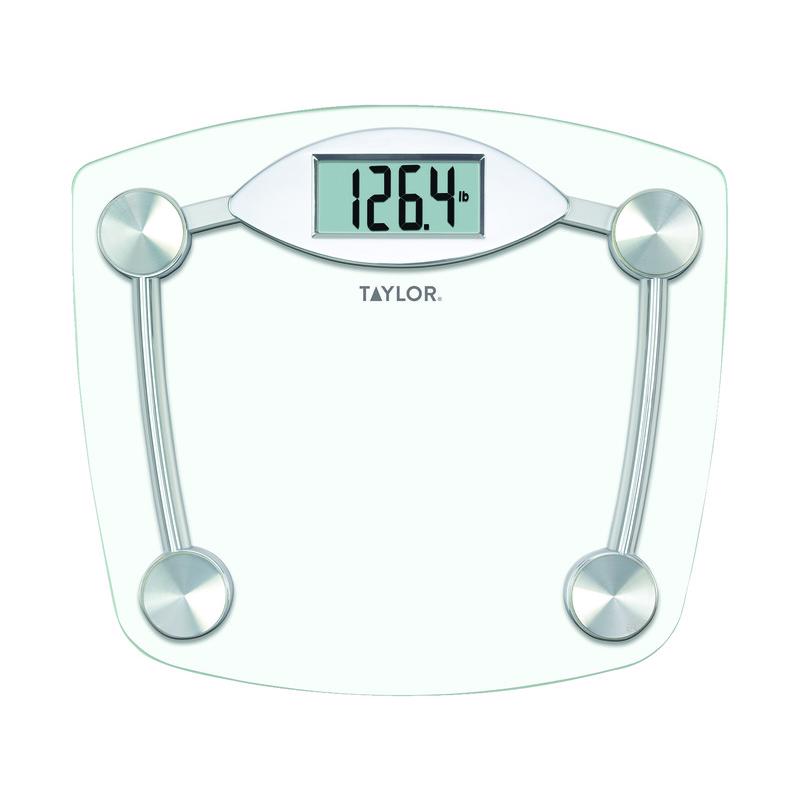 Taylor 400 lb Digital Bathroom Scale Clear