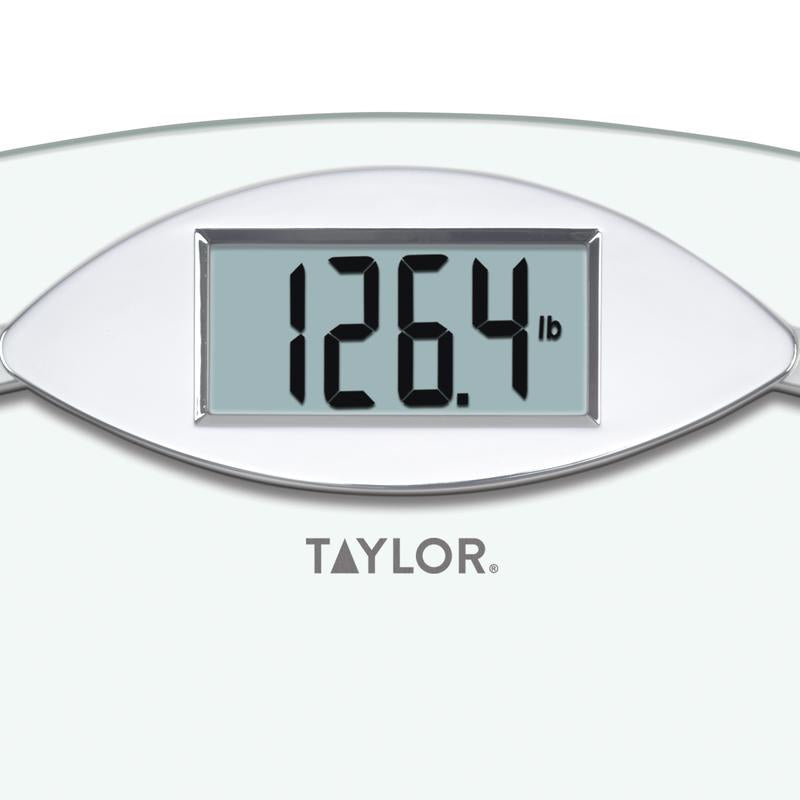 Taylor 400 lb Digital Bathroom Scale Clear
