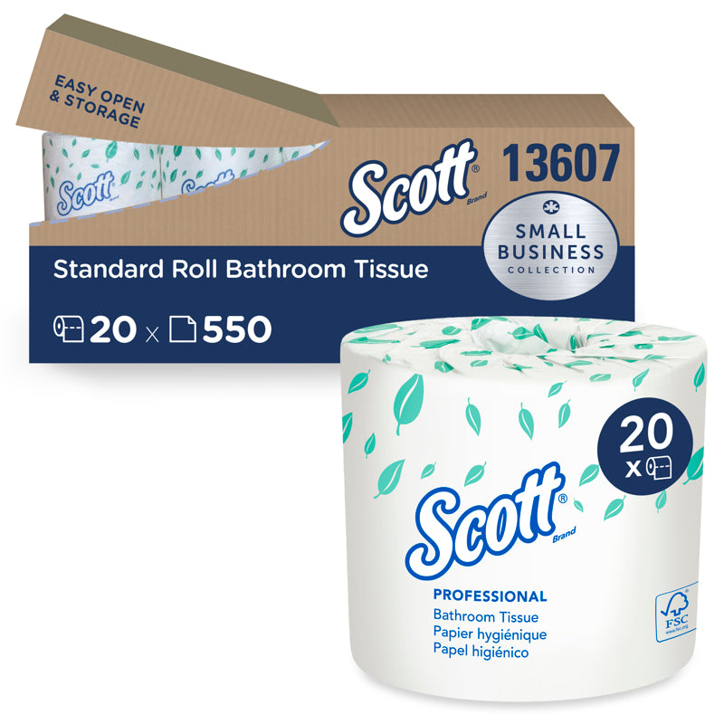 Scott Toilet Paper 20 Rolls 550 sheet 550 ft.