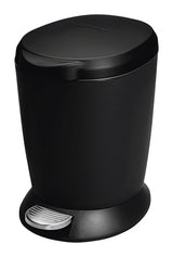 STEP-ON WASTE CAN 6L BLK