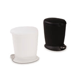 Simplehuman 6 L Black Plastic Mini Round Pedal Wastebasket