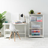 IRIS 24 qt Clear Craft Case 6.13 in. H X 17.2 in. W X 15.29 in. D Stackable