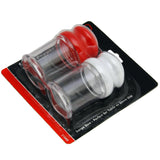 Chef Craft Red/White Plastic Salt and Pepper Shaker Set