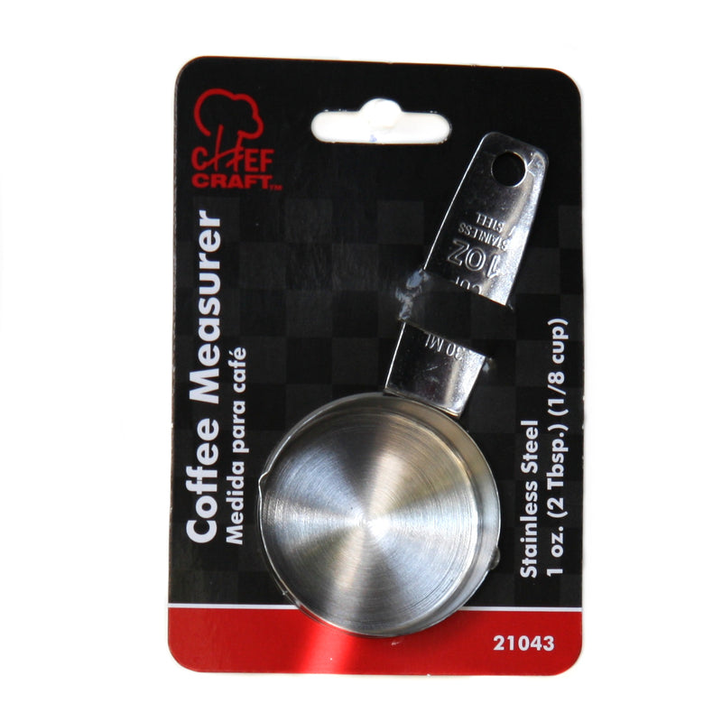 Chef Craft Stainless Steel Silver Coffee Measurer