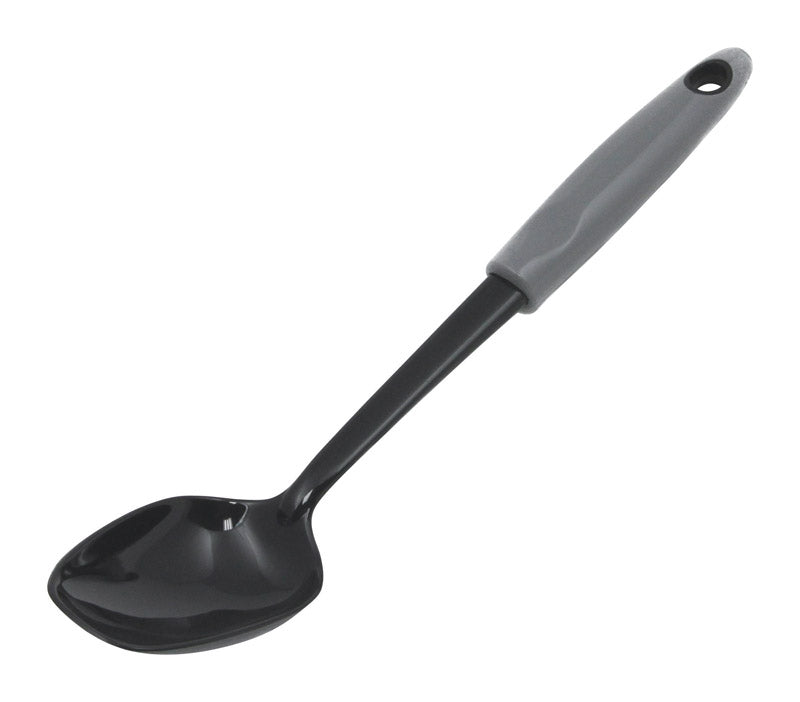 BASTING SPOON 12"BLK/GRY