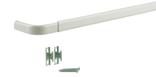 CURTAIN ROD HD 18-28 WHT