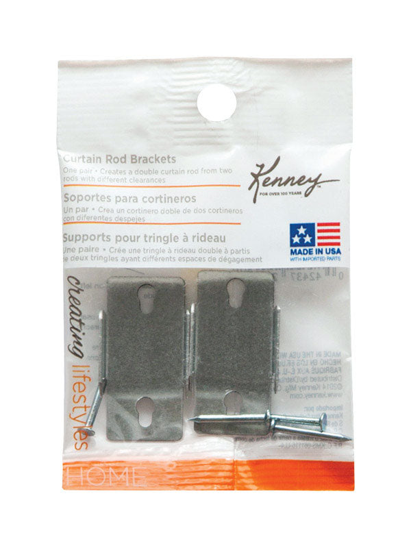 CURTAIN ROD DOUBLE BRKT