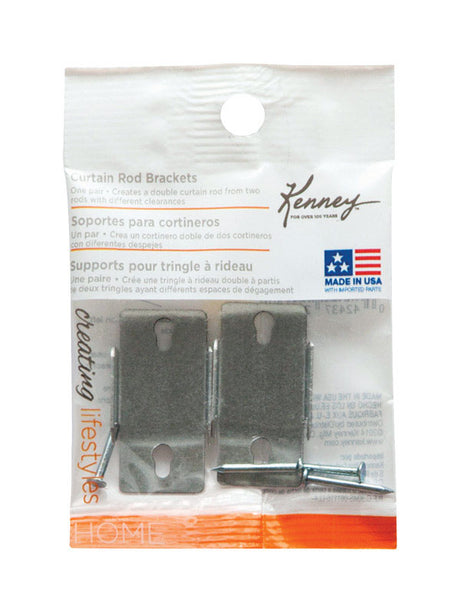 CURTAIN ROD DOUBLE BRKT