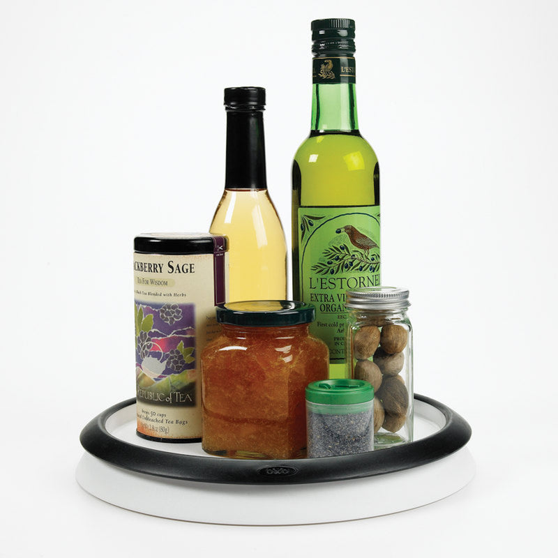 OXO Good Grips White 1.5 in. H X 11 in. D Plastic Kitchen Turntable