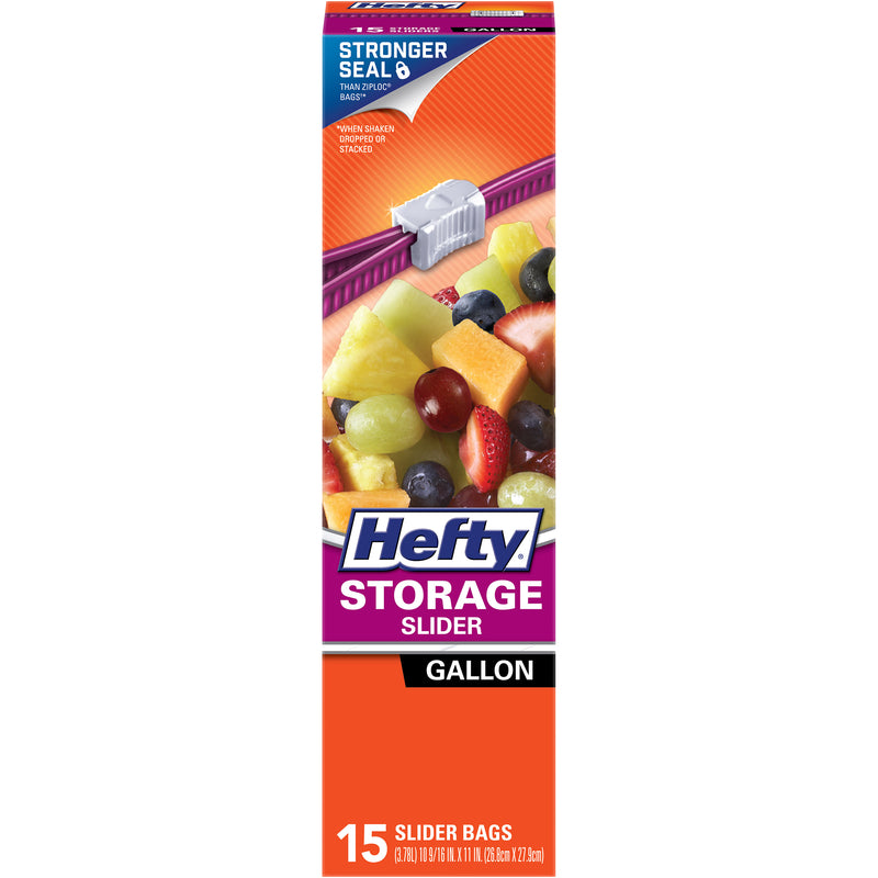 HEFTY SLIDR GAL 15CT