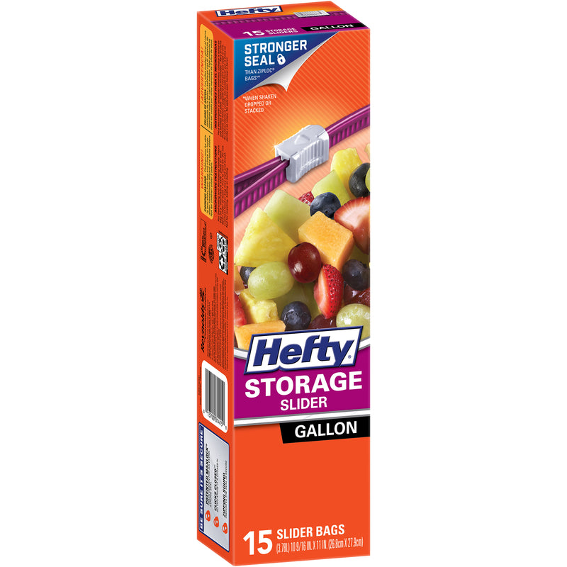 Hefty 1 gal Storage Slider Bag 15 pk
