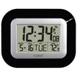 CLOCK ATOMIC WALL BLACK