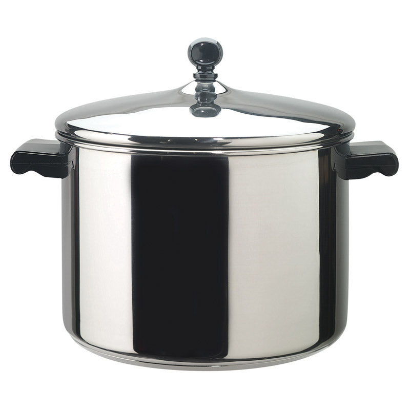 STOCK POT 8QT COVERED SS
