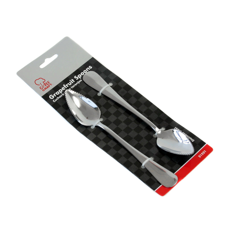 Chef Craft Silver Stainless Steel Grapefruit Spoon Set