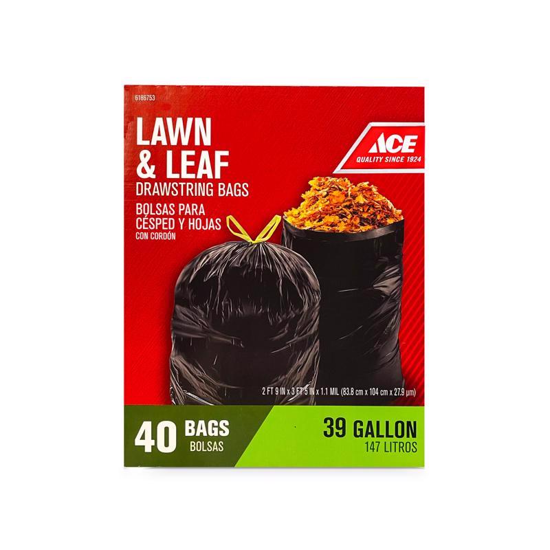 LAWN&LEAF BAG DRAW 40PK