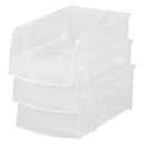 IRIS Clear Storage Bin 3 in. H X 4.5 in. W X 7.5 in. D Stackable