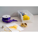 IRIS Clear Storage Bin 3 in. H X 4.5 in. W X 7.5 in. D Stackable