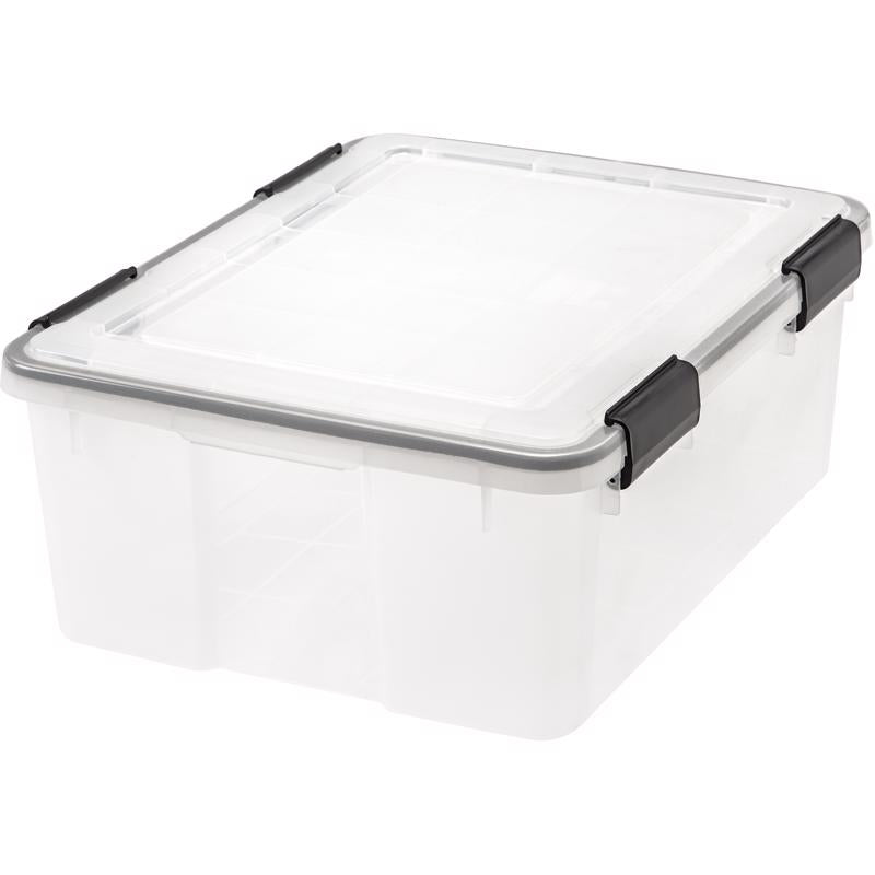 STORAGE BOX CLEAR 30QT