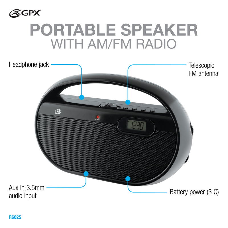 GPX Wireless Radio Radio 1 pk - Total Qty: 1; Each Pack Qty: 1