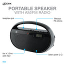 GPX Wireless Radio Radio 1 pk - Total Qty: 1; Each Pack Qty: 1