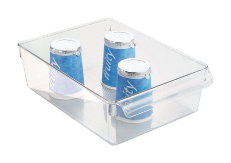 STORAGE BIN CLEAR 8"W