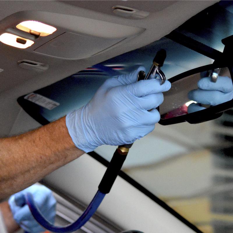 X3 Nitrile Disposable Gloves Large Blue Powder Free 100 pk