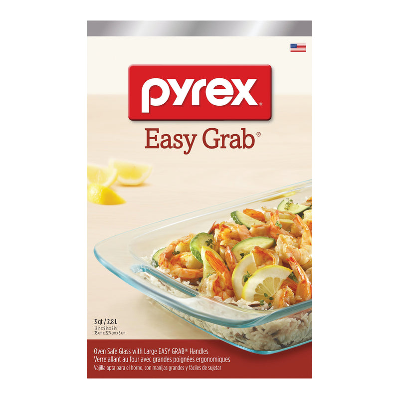 Pyrex 9 in. W X 16 in. L Oblong Dish Clear