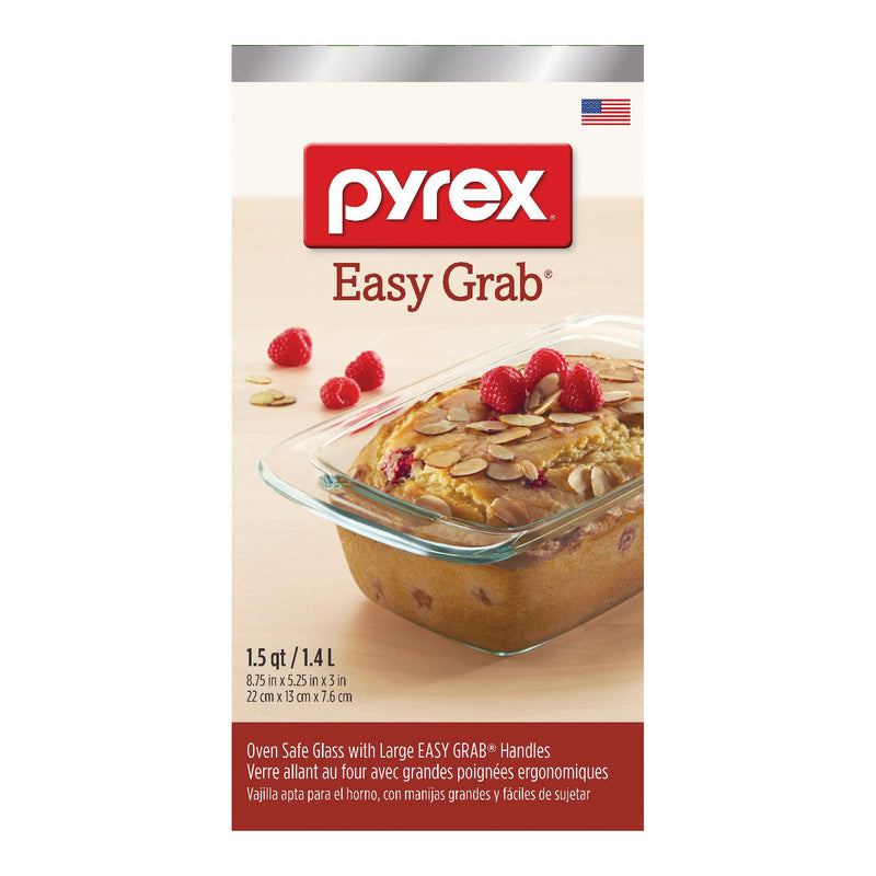 Pyrex 5-1/4 in. W X 8-3/4 in. L Loaf Pan Clear